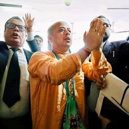 Protest erupts in Tripura over arrest of Hindu priest Chinmoy Krishna Das in Bangladesh